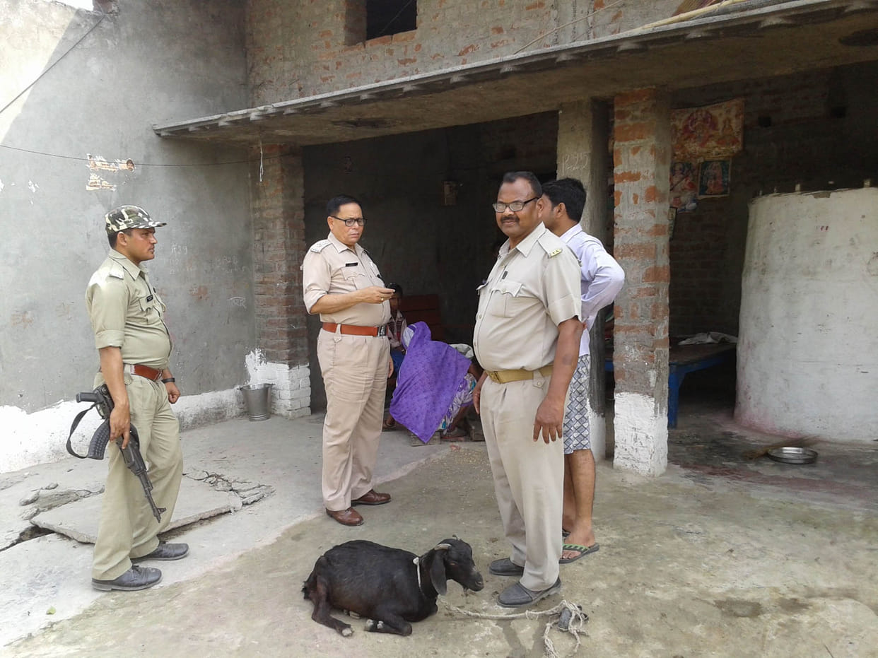 Police raided the house of the accused in dowry