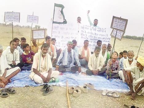 Heavy blasting on the mountain villagers from danger