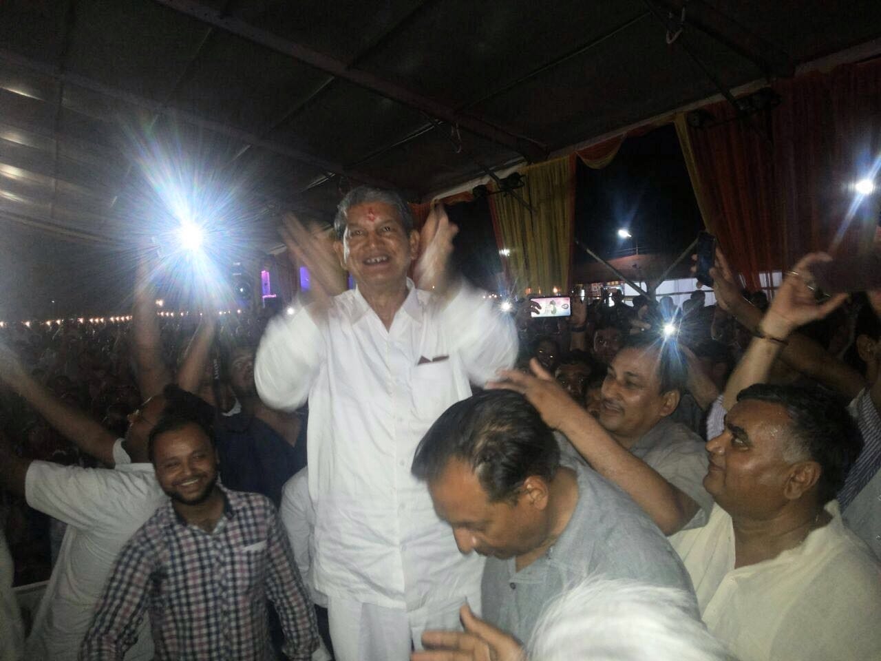 uttarakhand ex cm harish rawat went har ki pauri haridwar