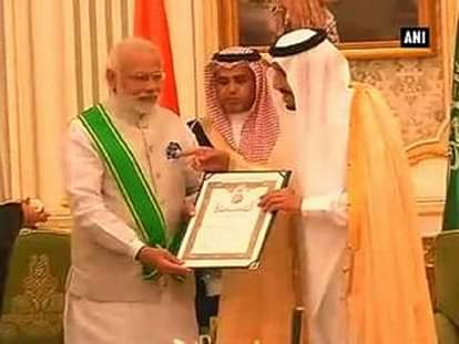 Saudi Arabia confers highest civilian honour on PM Modi