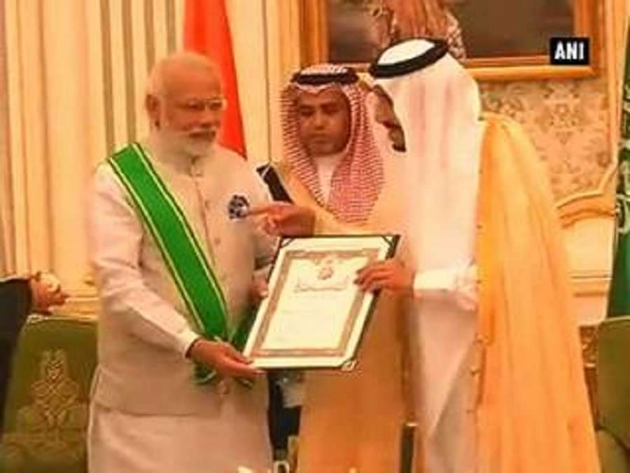 मोदी को सऊदी का सर्वोच्च सम्मान