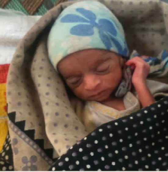 Newborn baby dumped in cemetery