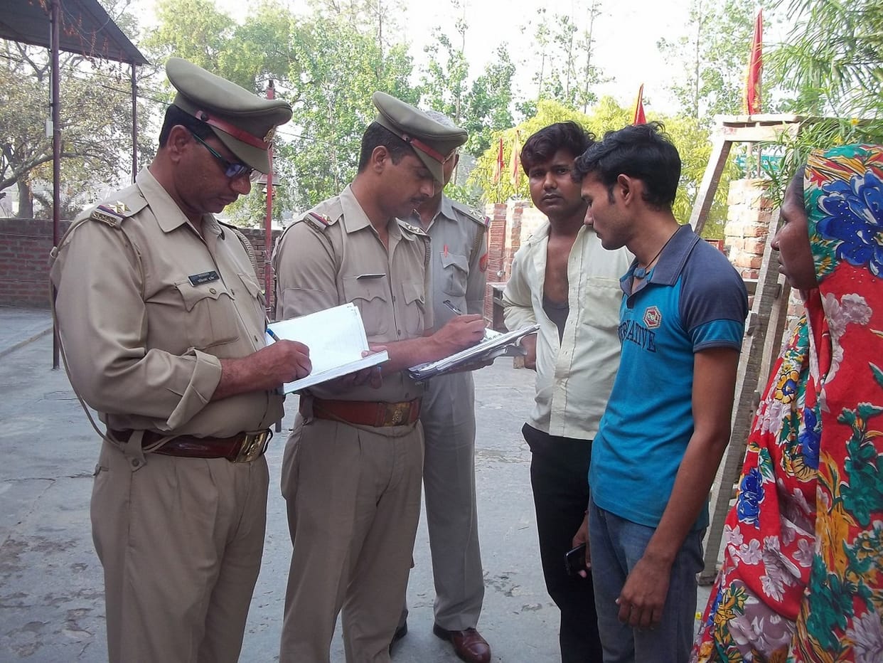 Police searched and robbed by miscreants to cushion withheld