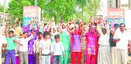 Villagers confirmed Garhi police cordon