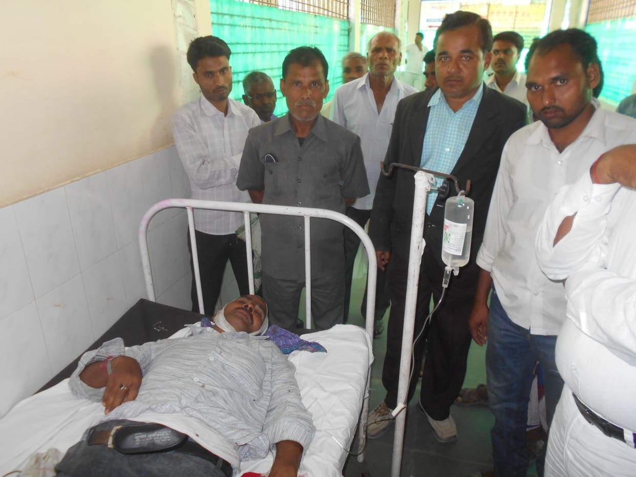 The two sides clashed in minor disputes, six injured