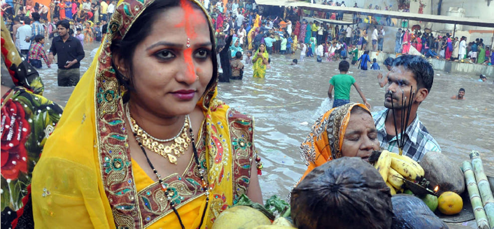 chhath parv prepartion started in delhi 