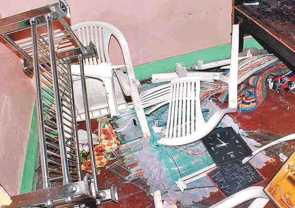 firing in electricity employees house