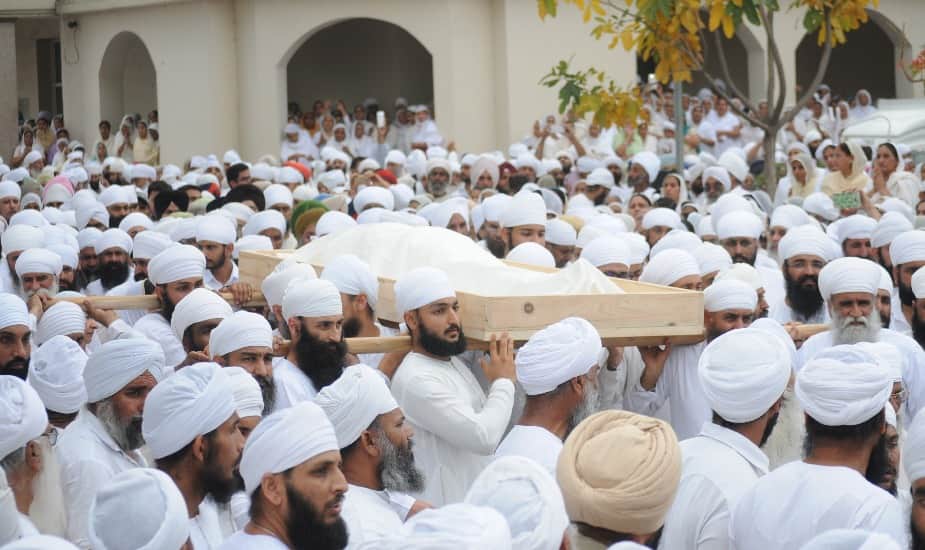 funeral of mata chand kaur in ludhiana