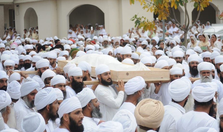 funeral of mata chand kaur in ludhiana