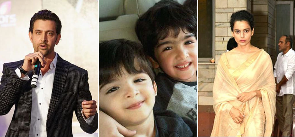 Kangana Ranaut closes her mouth just for Hrithik Roshan sons