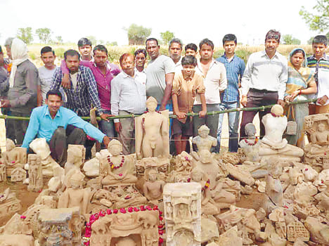 Jain idols security police deployed