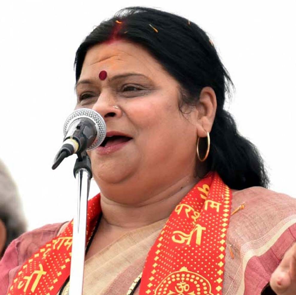 Mahila Morcha state president Madhu Mishra