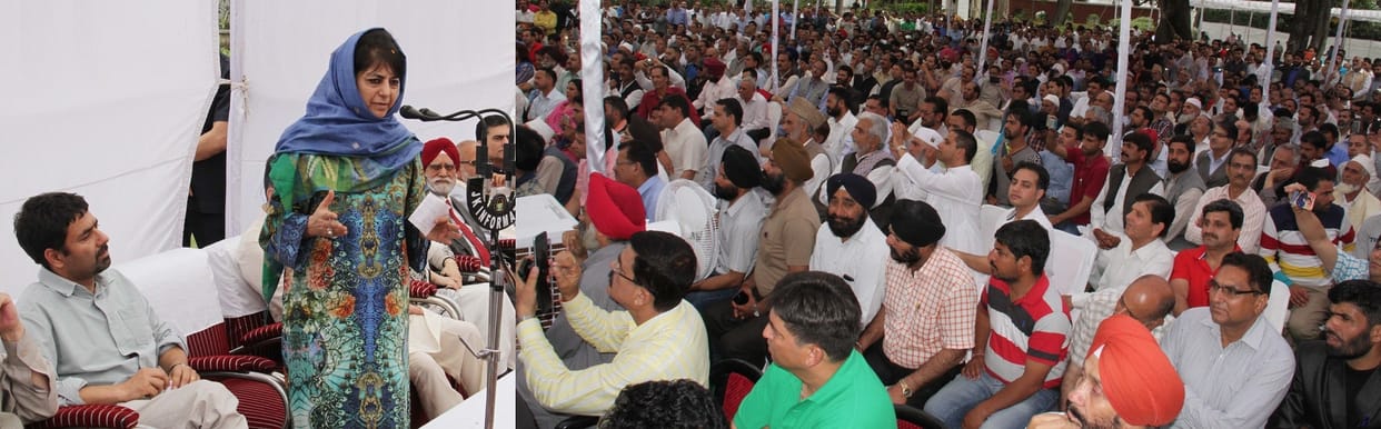 The agenda of the PDP-BJP alliance, the country's agenda: Mehbooba