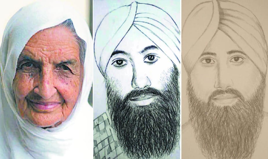mata chand kaur murder: Sketch of suspected killers released