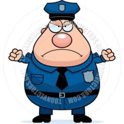 wife bites to police, husband torn costume
