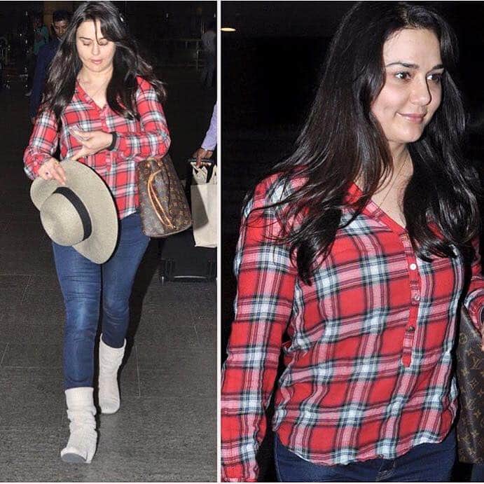 Real Preity Zinta is back in Mumbai after marriage!