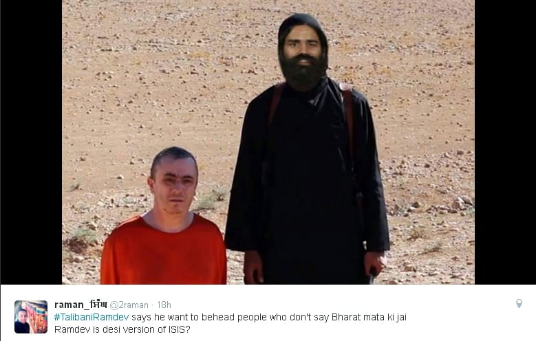 baba ramdev, TalibaniRamdev, baba ramdev controvertional statement, twitter, chandigarh