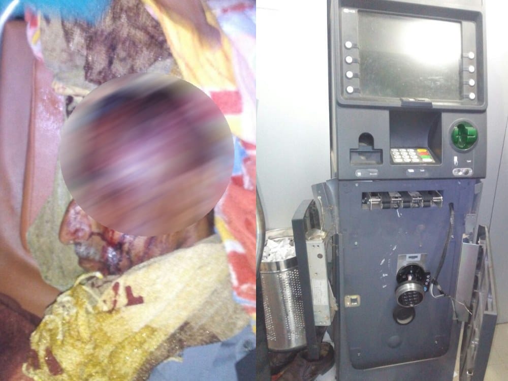 atm loot in selakui