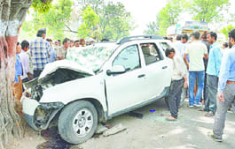 Woman died in the accident , six injured