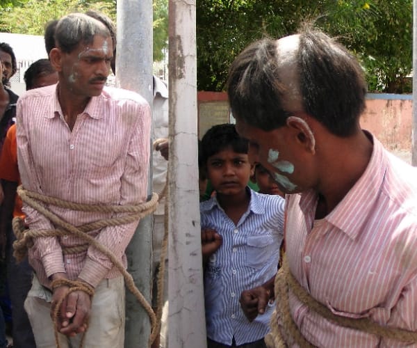  A man beaten up on the allegation of theft.