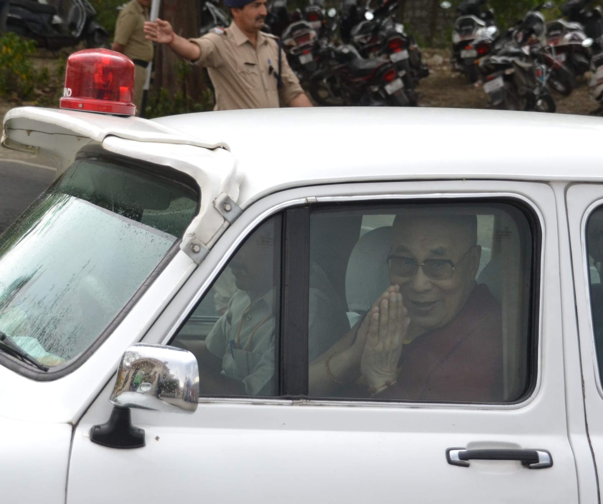 ibetan spiritual leader 'the Dalai Lama' in dehradun.