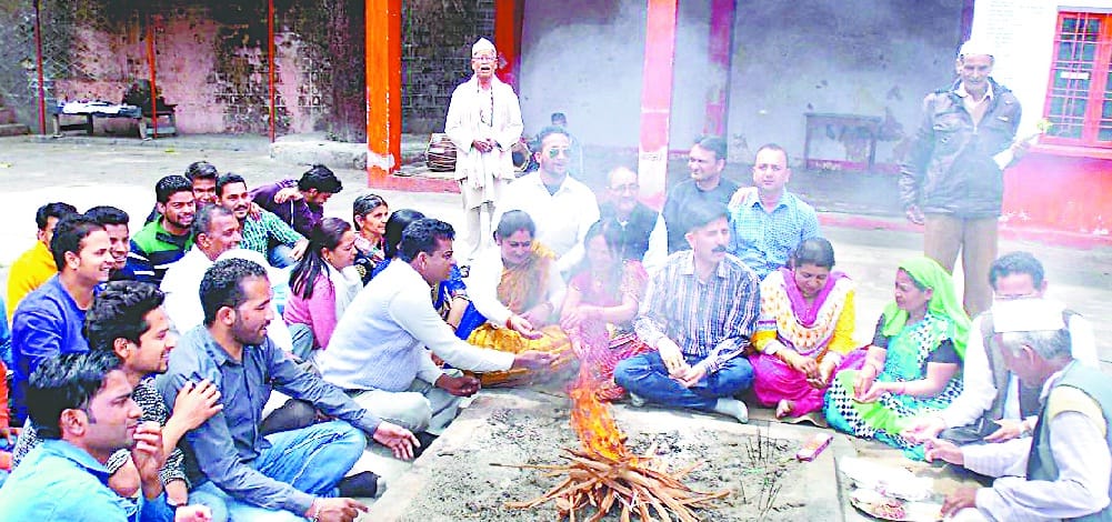 BJP to wit purification ritual