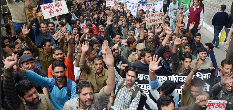 HRTC employees ultimatumon 12 demands.