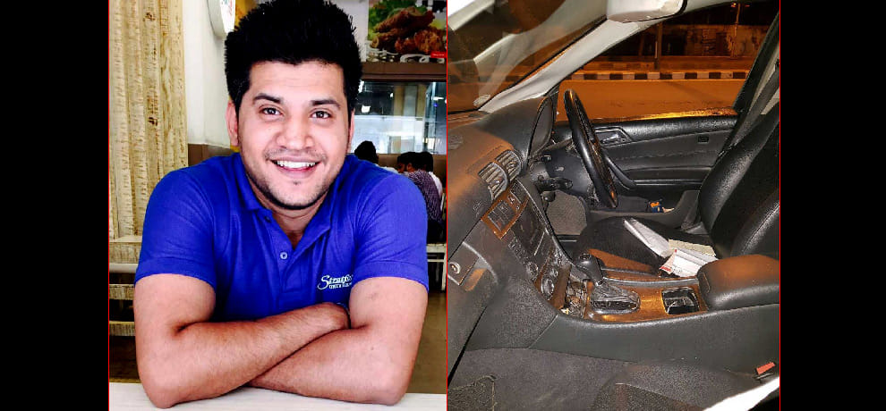 Mercedes riders trampled the young man, Siddhartha was 10-15 feet away
