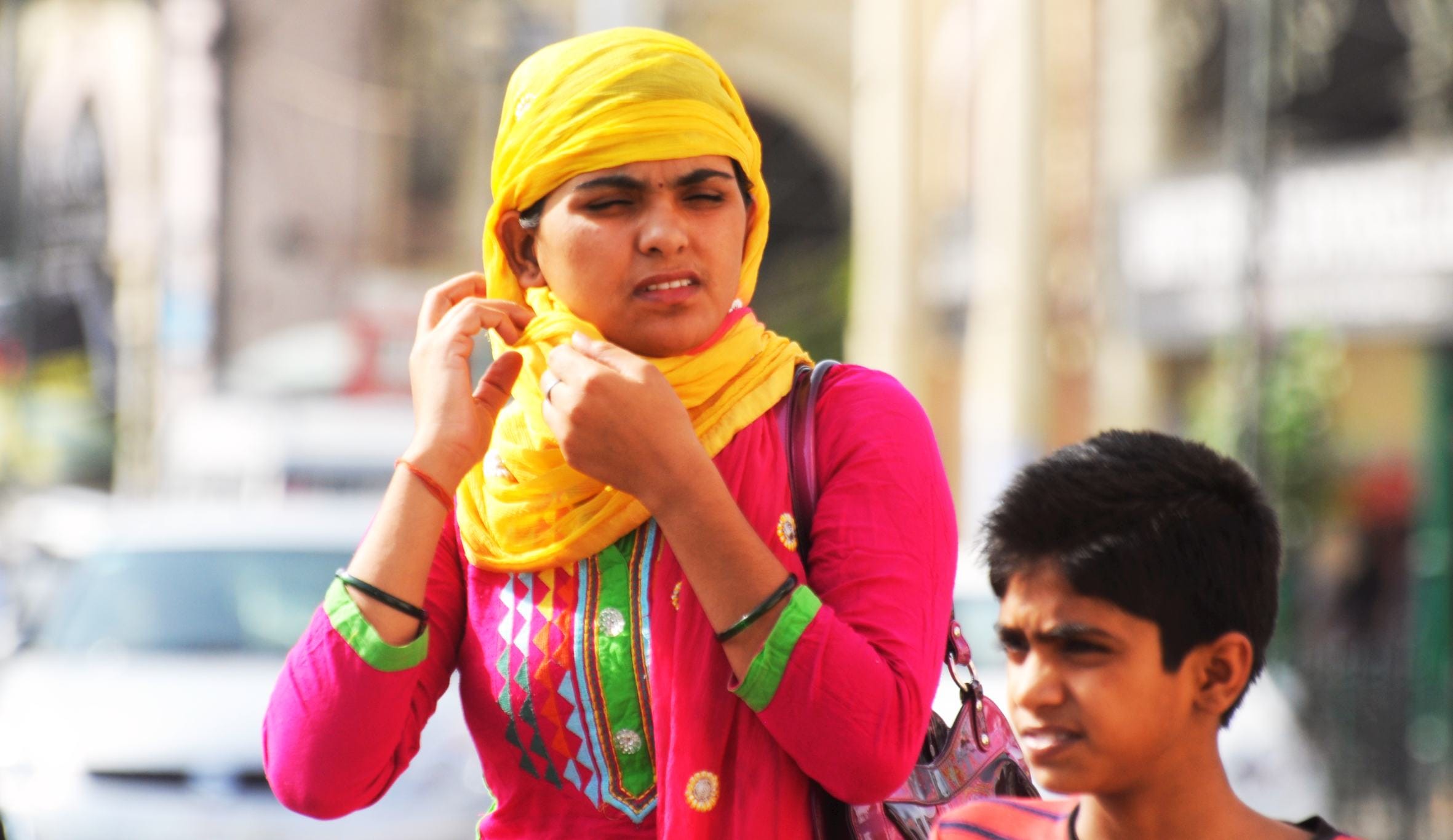 temperature rise by 40 degree in month of april