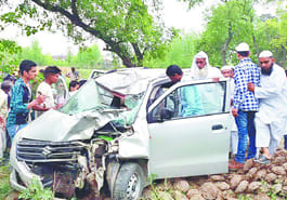 Two men killed in road accident
