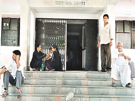 District Hospital Running IN two rooms 