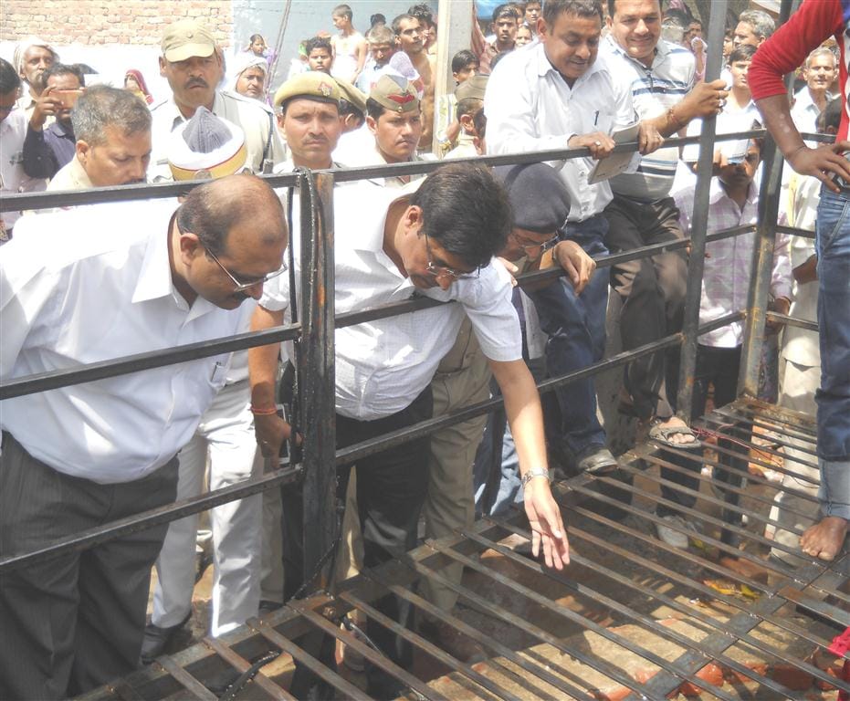 DM shocked in Sikandarpur 