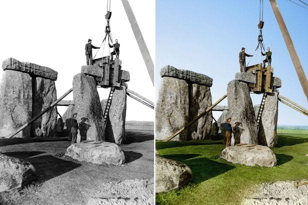 coloured pictures of monuments