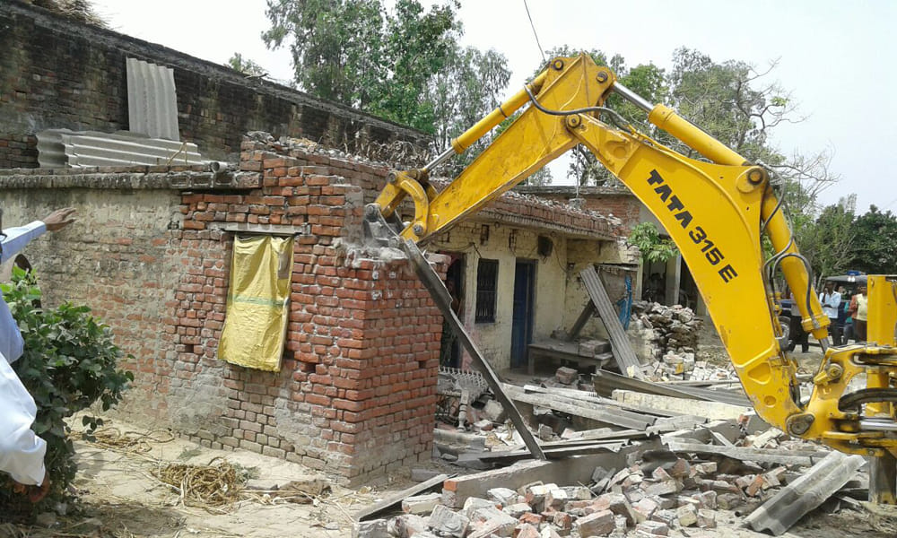 Got canal encroachment of land by SDM