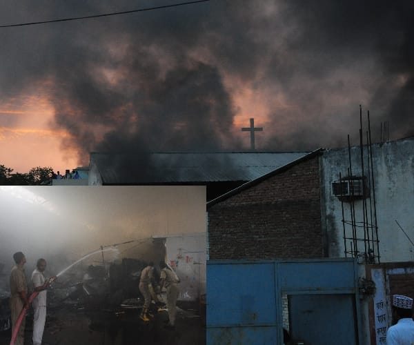  fire in a cold storage in lucknow.
