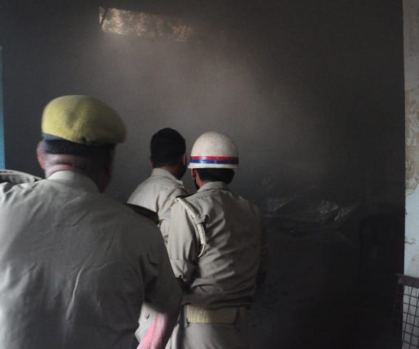  fire in a cold storage in lucknow.