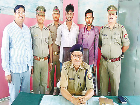Loader driver were arrested, accused of robbing