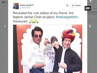 Jackie Chan’s wax statue unveiled in Jaipur