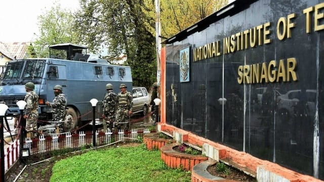 NIT Srinagar students can appear for exams later, HRD ministry says