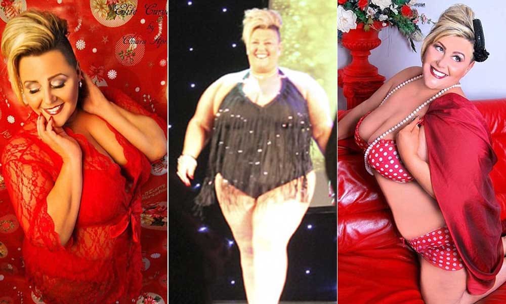 Plus sized models of UK who wear bikini and swimsuits