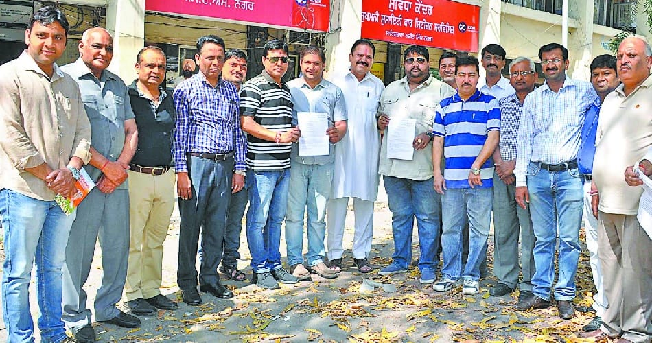  Slater House,  people meet Commisioner in mohali