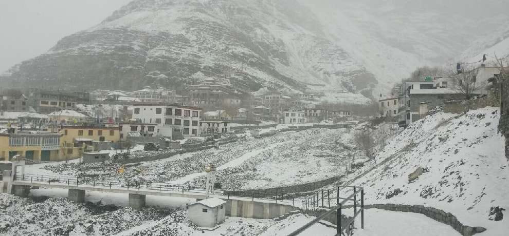 rainfall and snowfall in himachal.