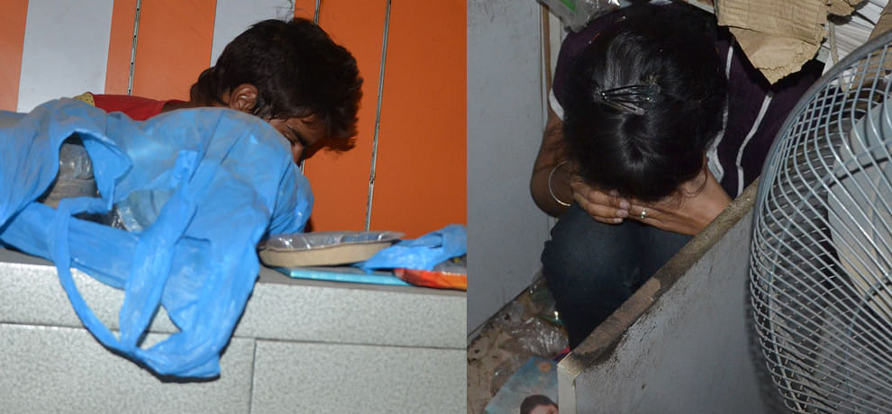 love couples caught red handed in compromising position at sp district office hapur