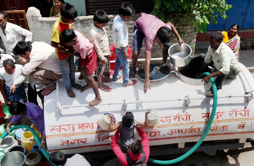 water problem in sharli panchyat, five hunderd family effected