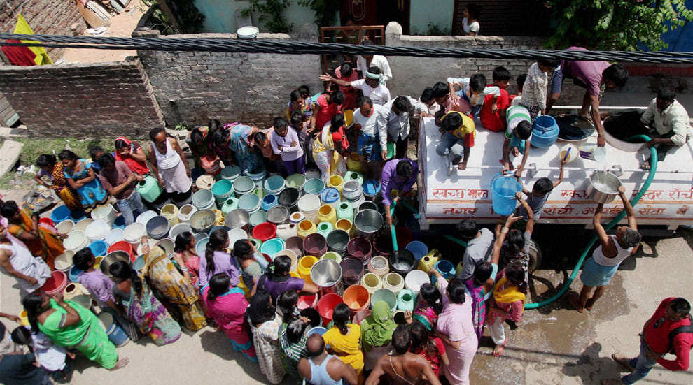 water crisis in India