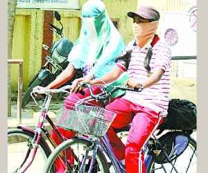 The mercury reached 41 degrees, increased difficulties