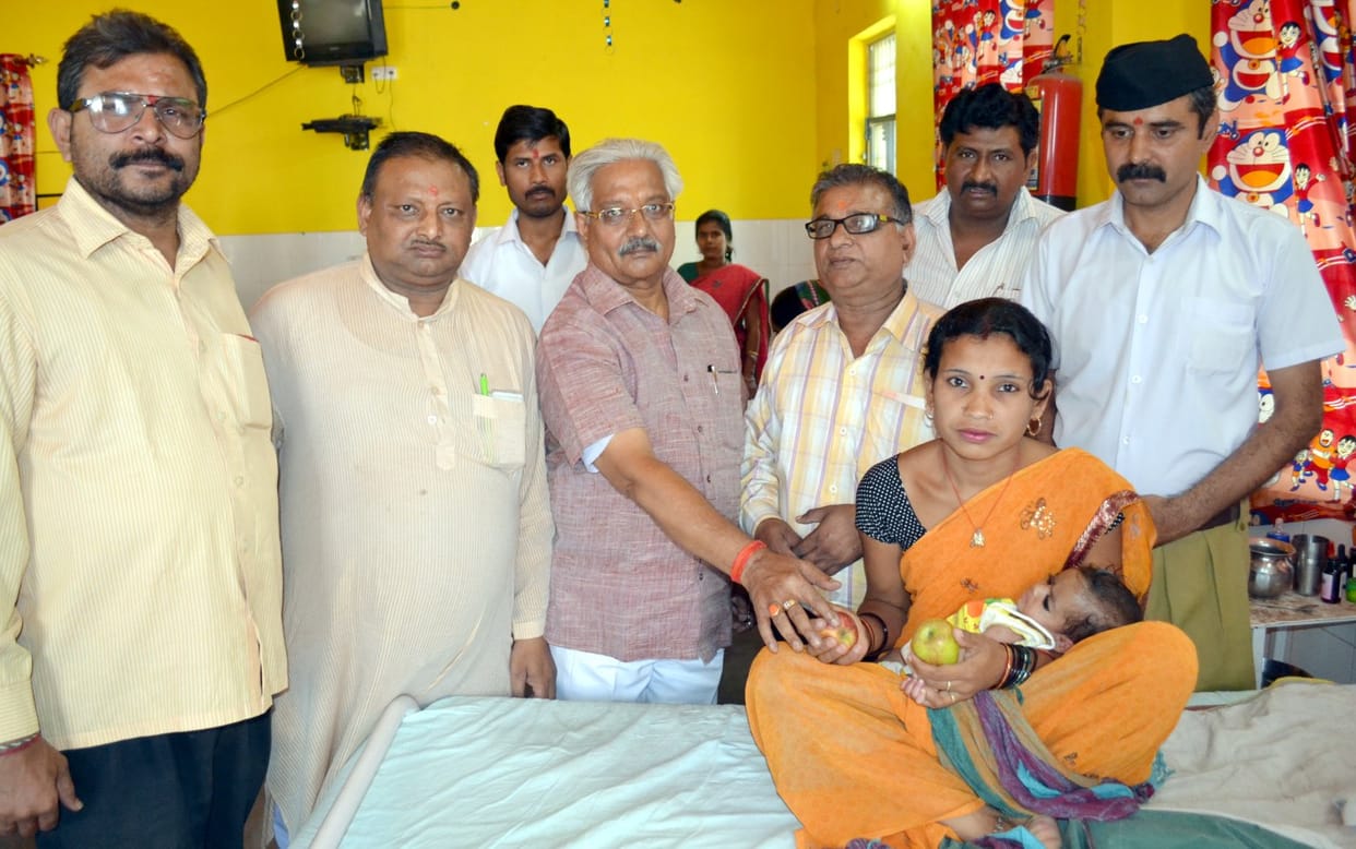 Conch Sound celebrated with Vedic texts and the newly Samvatsar
