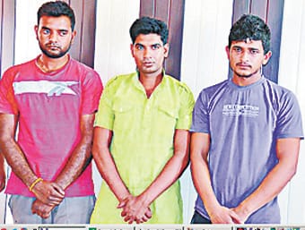 Three thieves arrested