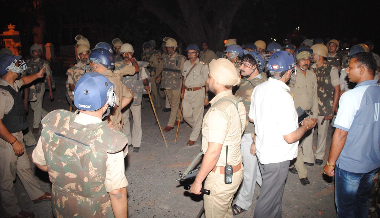 Students clashed over domination in BHU, pelting