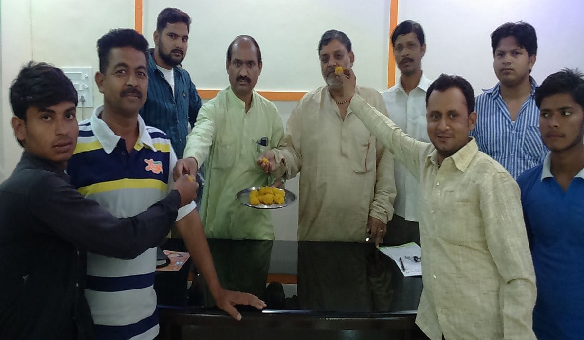 BJP state president Maurya became excited